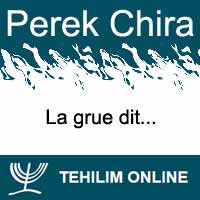 Perek Chira : La grue dit